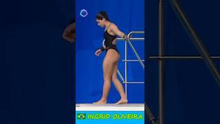 Breathtaking Back Dive | Ingrid Oliveira | Women's Diving #diving  #shorts
