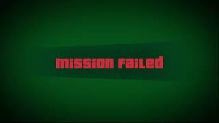 Gta Grand Theft Auto Mission Failed Green Screen Effect Motion Graphics 4K Copyright Free