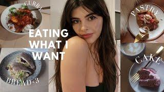 WHAT I EAT IN A DAY- EATING WHATEVER I WANT- FDOE