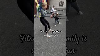 TRAINING AN OLYMPIAN LOL Wolfie loves “exercises” #fitness #fitfam #fitfamily #cutebaby #family