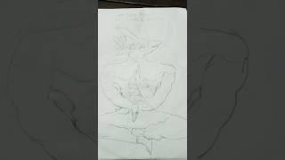 I draw Goku yoga pose# A K arts