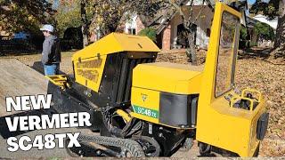 The New Vermeer SC48TX Stump grinder