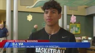 Northside's DJ Via signs with Mary Baldwin University