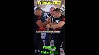 Coach Ray vs Stefan Kostic armwrestling