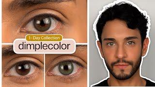 Most COMFORTABLE Colored Contact Lenses by Dimple Color