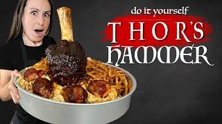 Home Smoking A GIANT Beef Shank /// A Thor's Hammer Third Wave BBQ Tribute