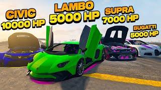 Tuneo al Máximo mi Lamborghini y Humillo a Bugatti y Supra de 5,000 hp | Gta Rp