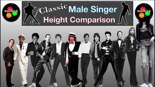 Height Comparison | Classic Male Singers (Pre 1980)