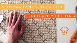 HIGH-END SEWING | 5 Rules for Matching Your Patterns and Prints