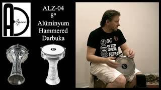 Agean Percussion 8'' Aluminium Hammered Darbuka