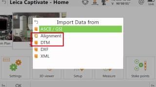 Import an XML file into a job