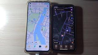 Сравнение приложения Яндекс Карты на iPhone и Android