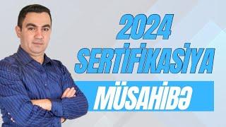 Sertifikasiya Müsahibə 2024. Təlimçi Coşqun Namazov. (051-580-94-28).