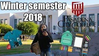 WINTER SEMESTER 2018| PASADENA CITY COLLEGE