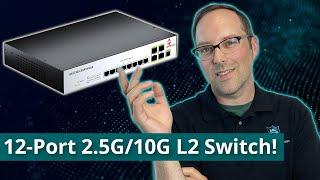 XikeStor 12-Port 2.5G 10G L2 Managed Switch!