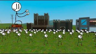 Stickmin Nextbots Vs Towers In Garry's Mod \ 2K