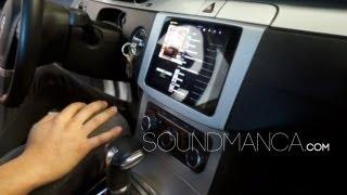 iPad mini car dash install in a 2010 VW CC, soundman float mount wireless @soundmanca