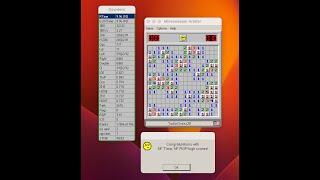 Minesweeper Intermediate 9.96s NF PB—SUB 10!