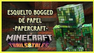 ️Esqueleto Pantanoso de PAPEL!!! /PAPERCRAFT/MINECRAFT /LUISCRAFT #minecraft #papercraft