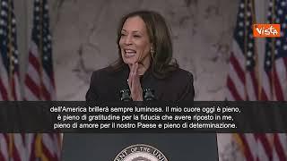 Il discorso della sconfitta di Kamala Harris - SOTTOTITOLATO