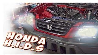 HONDA CRV Headlight Upgrade HIDs