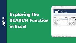 How to use the SEARCH Function in Excel