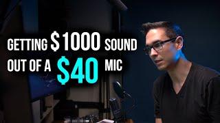 Trying to get $1000 sound of a $40 USB mic (Tonor TC-777), and my Adobe Audition preset