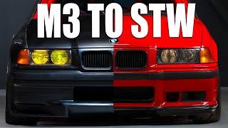 Replicating ultra-rare E36 Supertouring bodypanels in CARBON