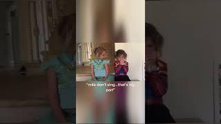 When your sister keeps singing your part! #sisters #milaandemma #twinsister #funnykidsvideo