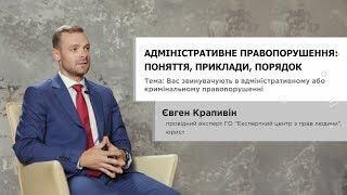 Адміністративне правопорушення: поняття, приклади, порядок - Євген Крапивін