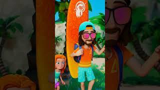 Surfer dad FiNDS Mermom?! ‍️  MAGiC crab sidekicks & mermaid charms.. Adley Family Cartoon