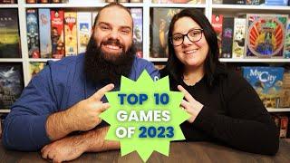 Our Top 10 2 Player Board Games New To Us In 2023!