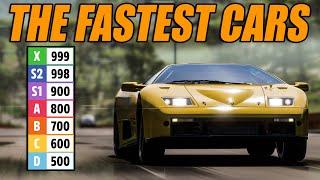 THE FASTEST CARS IN EACH CLASS IN FORZA HORIZON 5