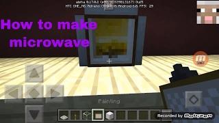 How to make working microwave in minecraft pe