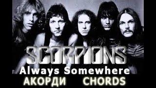 #InSessionWith Scorpions - Always Somewhere  Guitar Chords Lesson #RepetoBaza