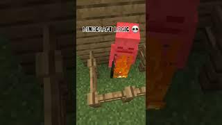 Minecraft Logic  #minecraft #shorts