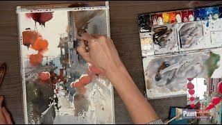 Spontaneous Watercolor w/  Chien Chun-Wei (High Speed View™)