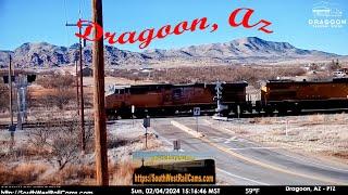 Dragoon, AZ | UPRR Lordsburg Sub, MP 1053.89 | SouthWest RailCams LIVE