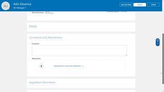 MSS Absence Transaction -  Oracle Fusion HCM