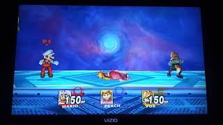 Super Smash Bros. Brawl Peach Stamina Death Animation (Normal Size)