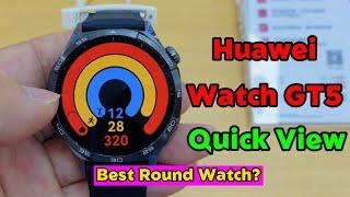 Huawei Watch GT5 Quick View-Best Round Smartwatch Ever?