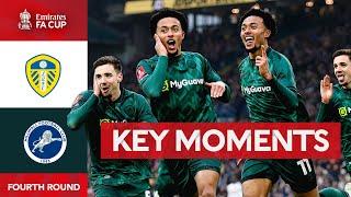 Leeds United v Millwall | Key Moments | Fourth Round | Emirates FA Cup 2024-25