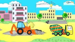  Dessins animé voiture  Grue pour enfants  Tiki Taki Dessins Animés 