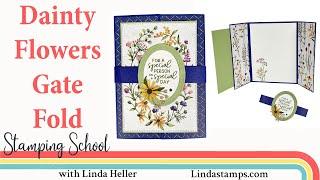 Dainty Flowers Gate Fold