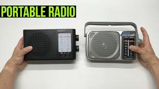 2 Great AM/FM Radios Compared: Sony ICF-19 vs. Panasonic RF-2400D