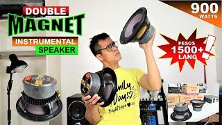 Unboxing Double Magnet Instrumental Speaker & Review + Sound test - Crown JH890 900watts  videoke