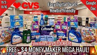 CVS Free & Cheap Digital Coupon Deals & Haul| 11/3-11/16| BIG MONEY MAKERS! | Learn CVS Couponing