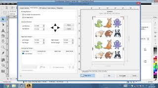 how to setup print and cut on signmaster