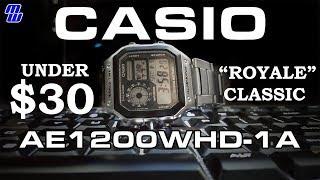 Casio AE1200WHD-1A Classic World Time Watch - Review, Measurements, Amber Light, Tears for Shells