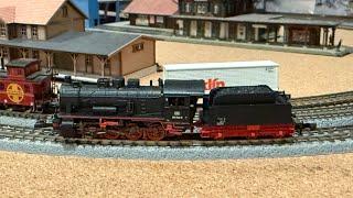 Marklin 88986 Cl 55 Steam Locomotive & Tender Test Run at z.scale.hobo 12.18.2024